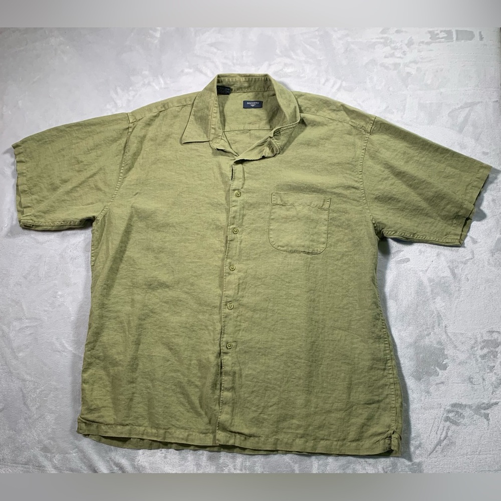 Men's Green Dockers  Shirt
